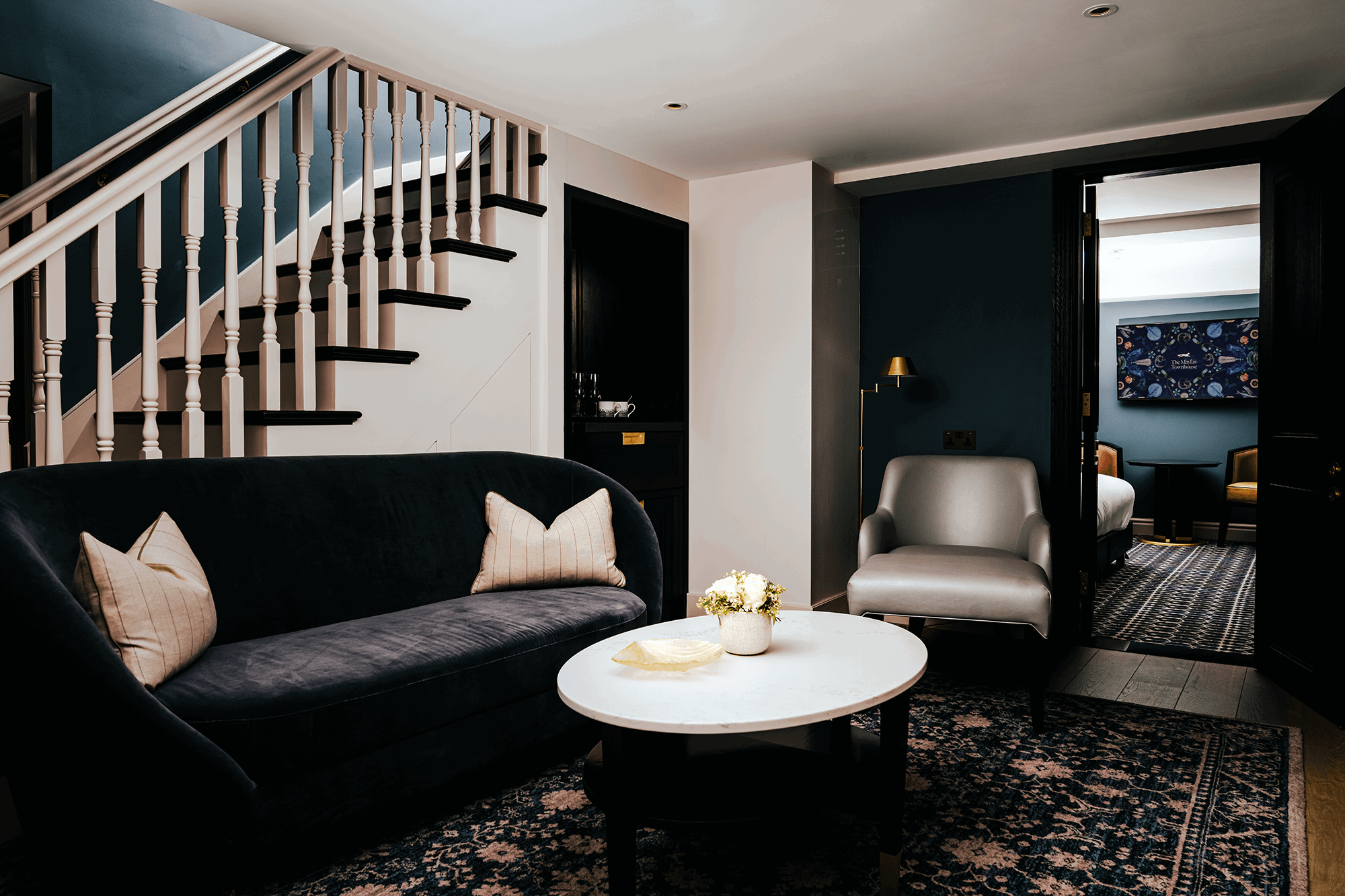 Close up of safe inside the Loft Suite at The Mayfair Townhouse